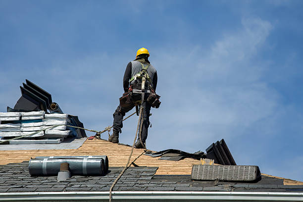 Professional Metal Roofing technician working in Alplaus, NY